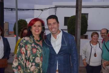 El edil Ramos pregona las fiestas del Carmen de La Medianía (Foto Francisco Javier Santana)